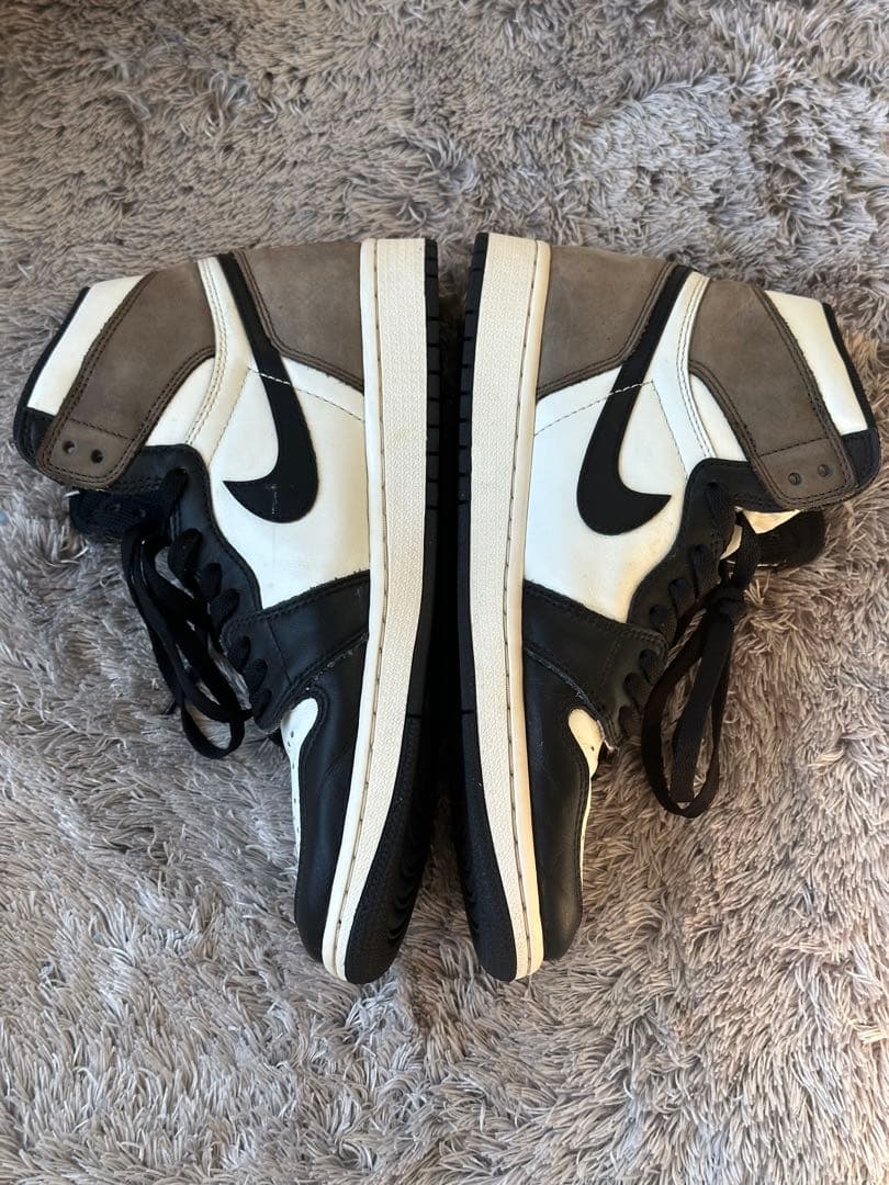 シューズ(男性用) Nike Air Jordan 1 Sail/Dark Mocha/Black