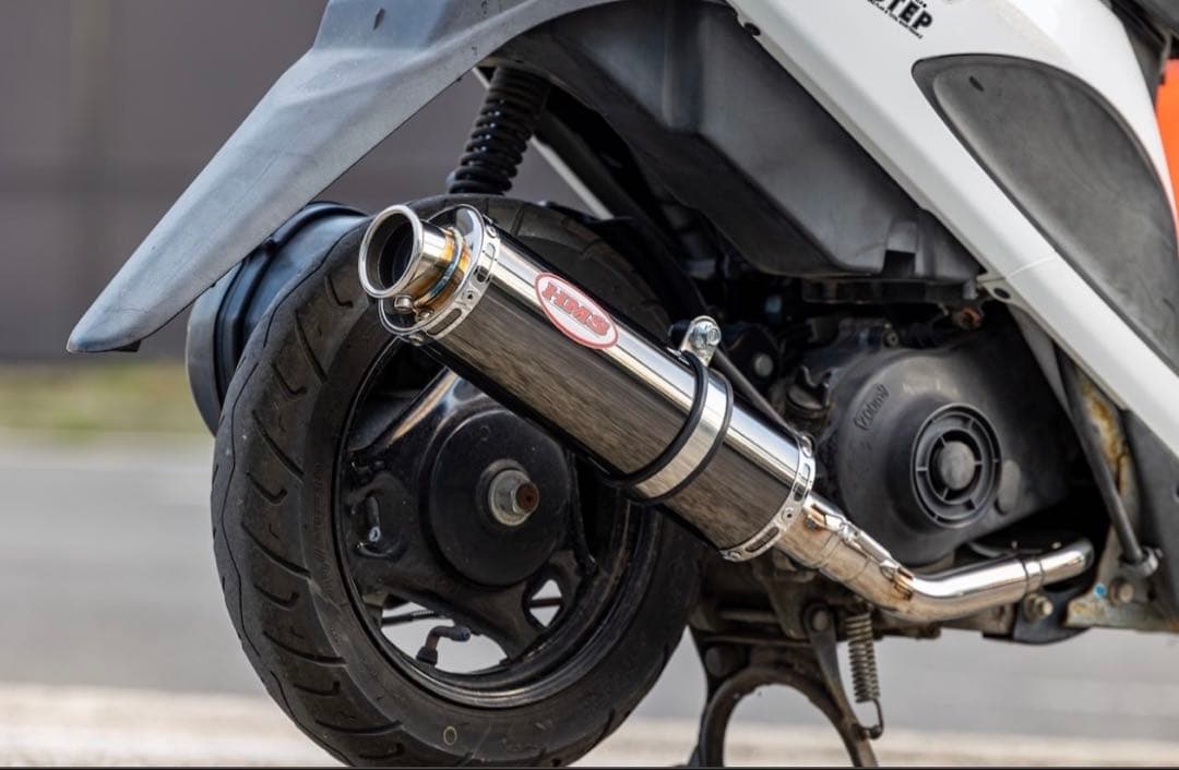 新製品 アドレスV50 (CA4BA ) HMS製 B2Xマフラー ブラック