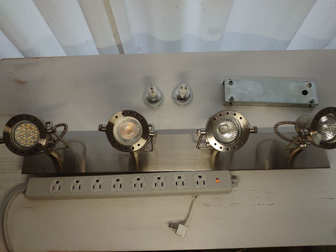 天井照明 ライト レトロ ビンテージ照明 GU10口金タイプ電球