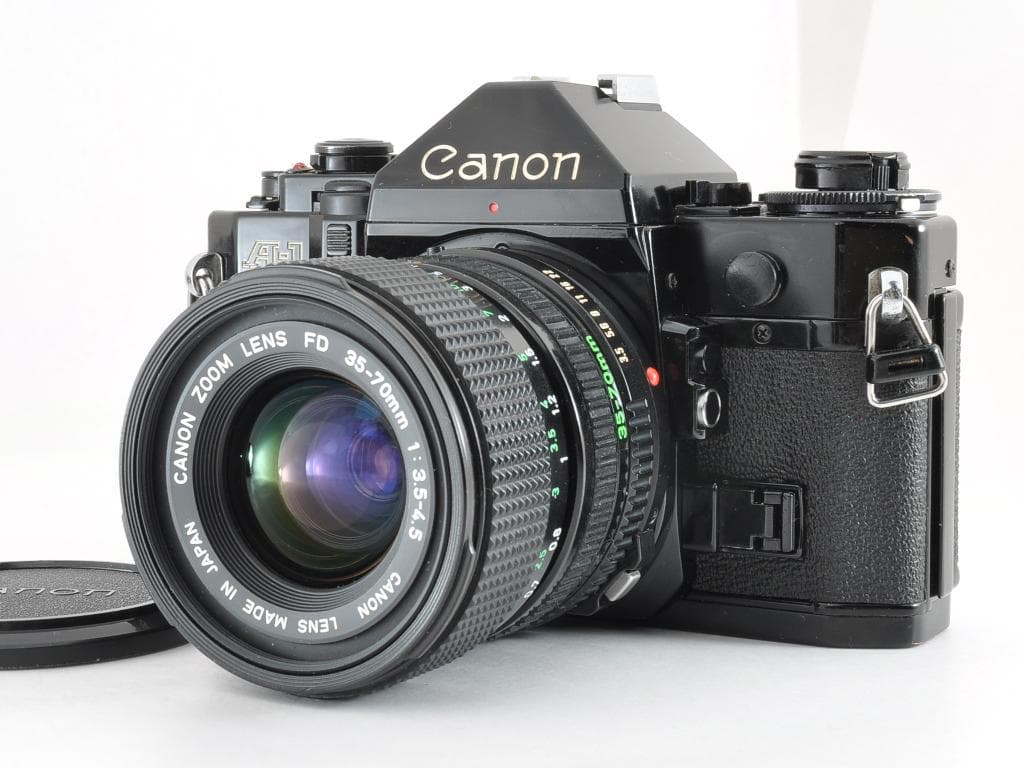 キヤノン A-1 ブラック NEW FD 35-70mm f3.5-4.5 動確