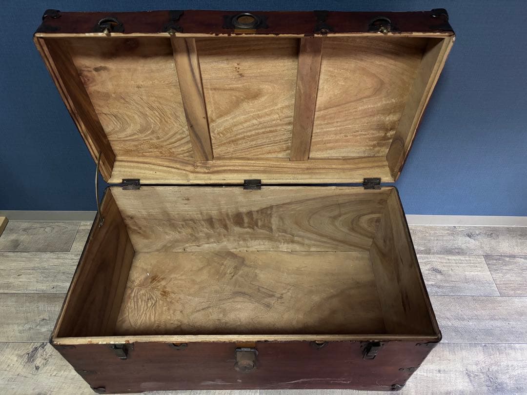 アンティーク木製収納ボックス