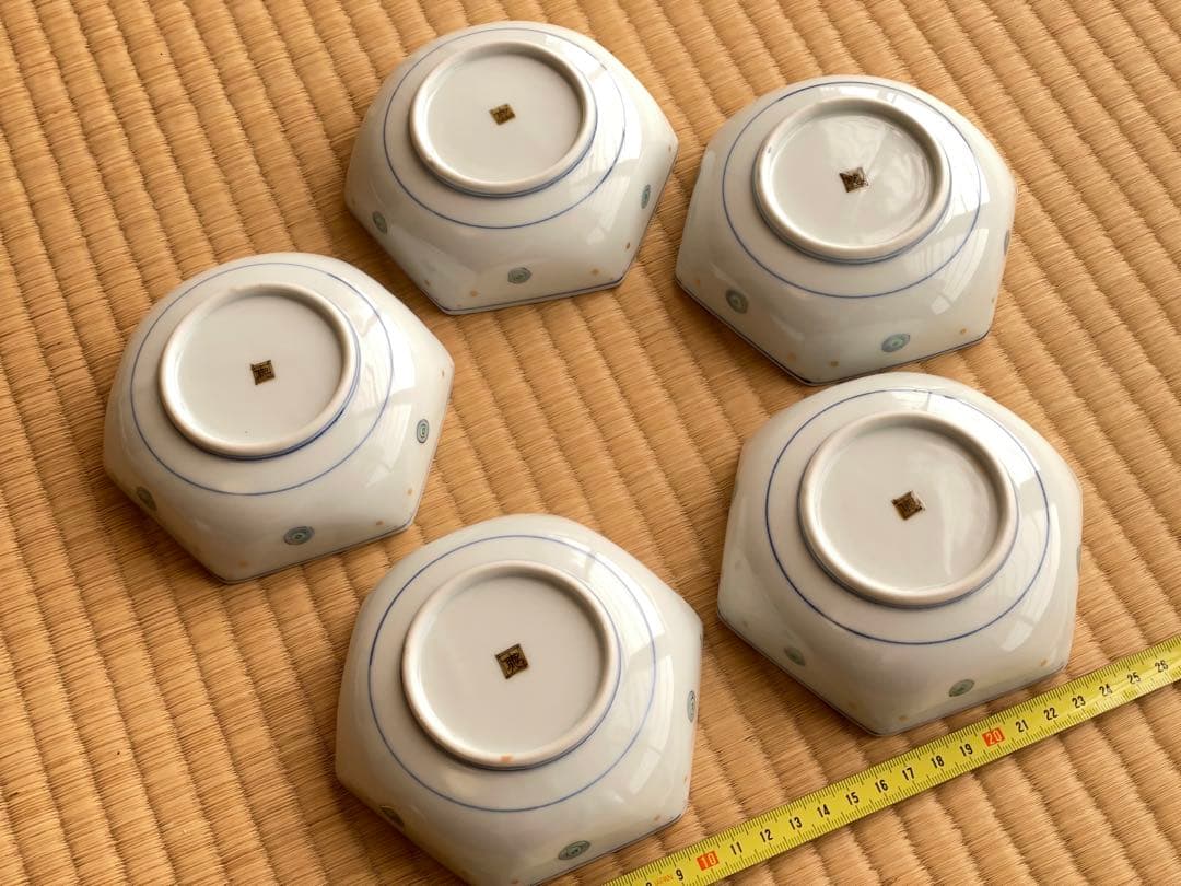 えびちゃん　■九谷焼　高 聡文　「蟹立　小鉢」五客　九谷光崖窯