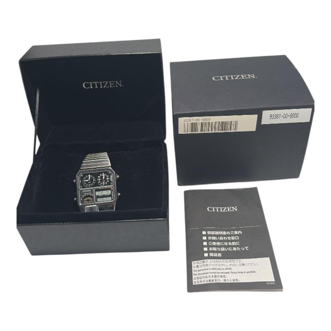 【美品】CITIZEN ANA-DIGI TEMP アナログデジタルウォッチ