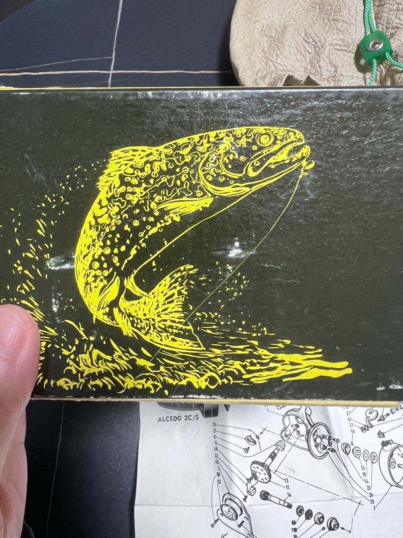 希少アルチェドALCEDO 2C/S スピニングリール 1973年販売イタリア製