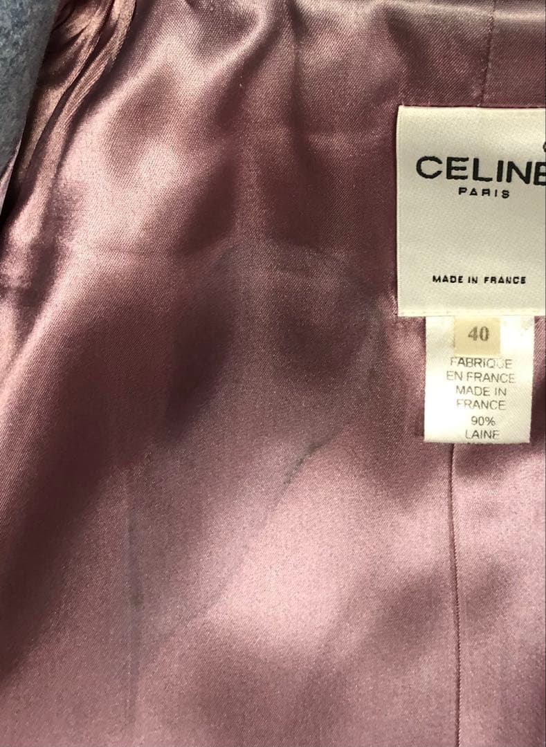 CELINE★セリーヌ★ピーコート ロング★ウール カシミヤ混