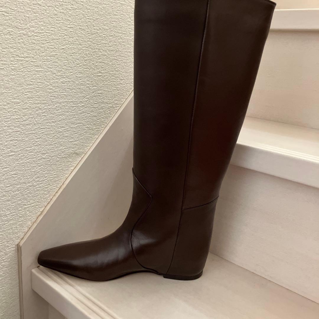 最終値下げ‼️ CORSO ROMA, 9 ダークブラウンロングブーツ
