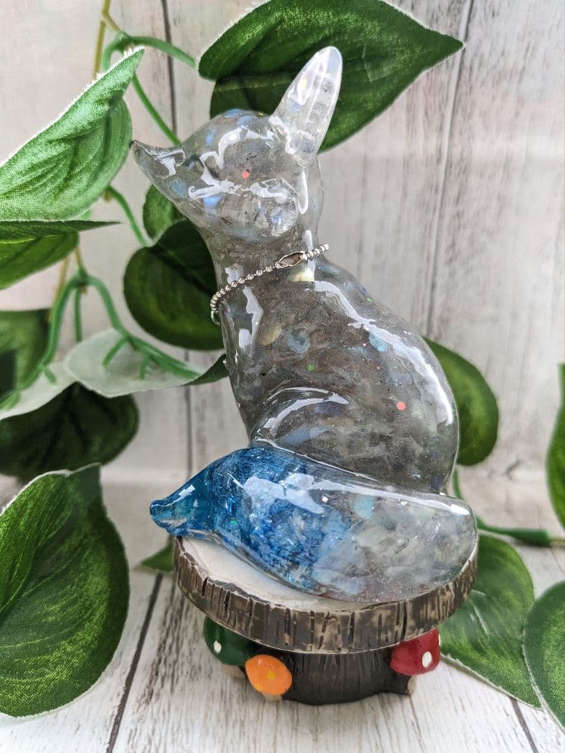 【琥珀】ラピスラズリのかめちゃん形オルゴナイト☆他４点