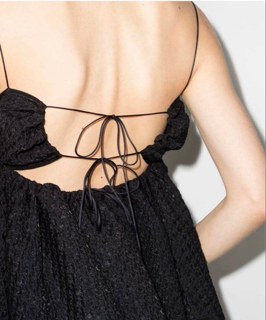 cecilie bahnsen セシリーバンセンキャミソール 黒 UK8