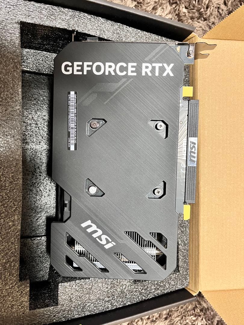 PC用ファン・クーラー MSI GeForce RTX 4060 Ti 8GB Ventus 2X