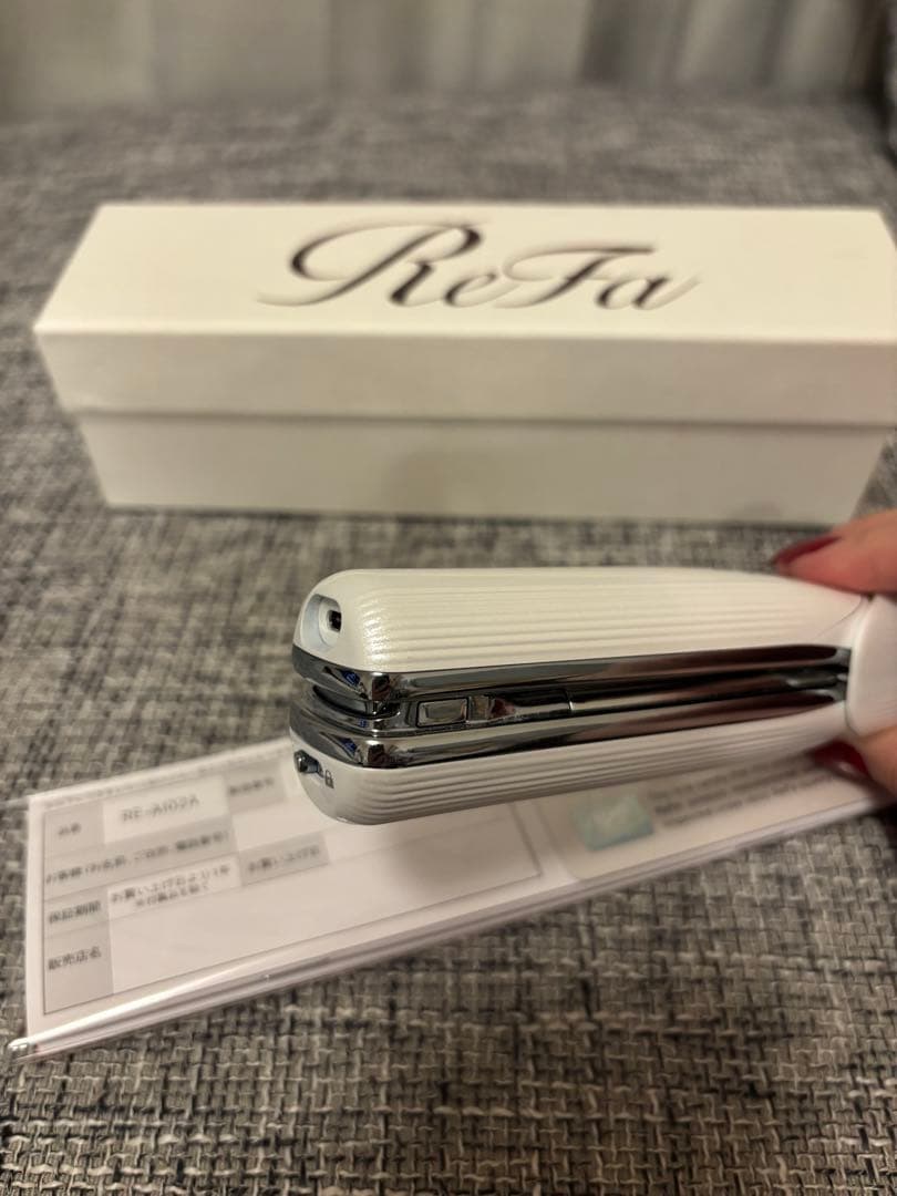 ReFa AC-A002A ストレートヘアアイロン ホワイト