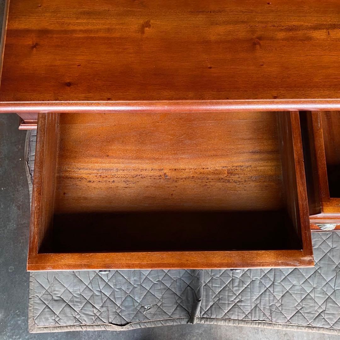 Mアウトレット アジアン デスク コロニアル アンティーク カントリー 書斎 机