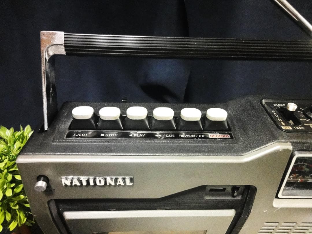 ♪昭和銘機 整備清掃済ラジカセ National MACff RQ-448