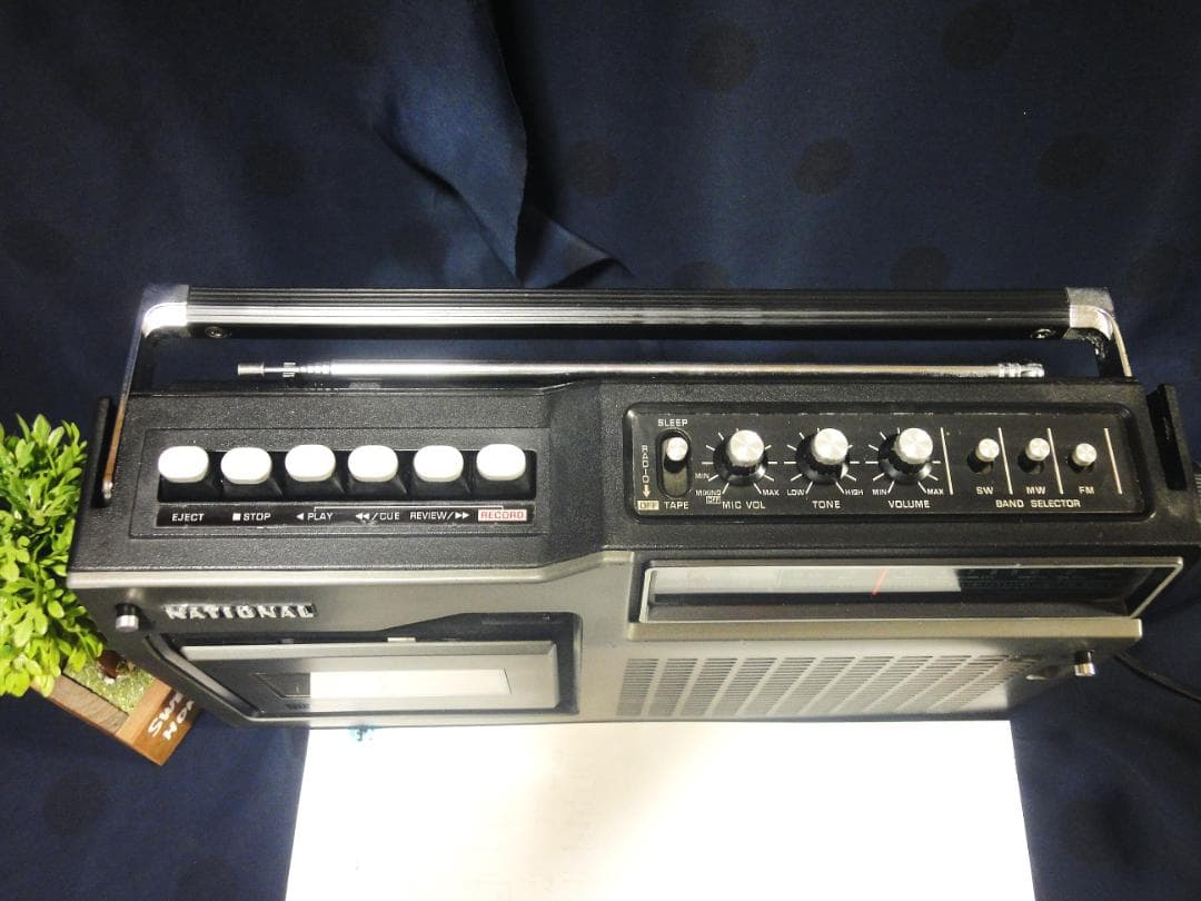 ♪昭和銘機 整備清掃済ラジカセ National MACff RQ-448