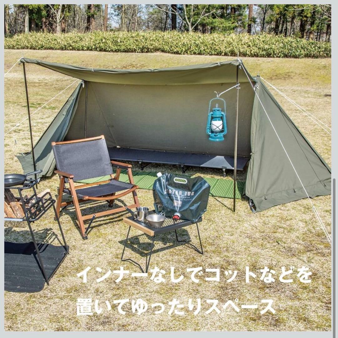 【美品】バンドックソロベースEX+フロントウォール+薪ストーブセット