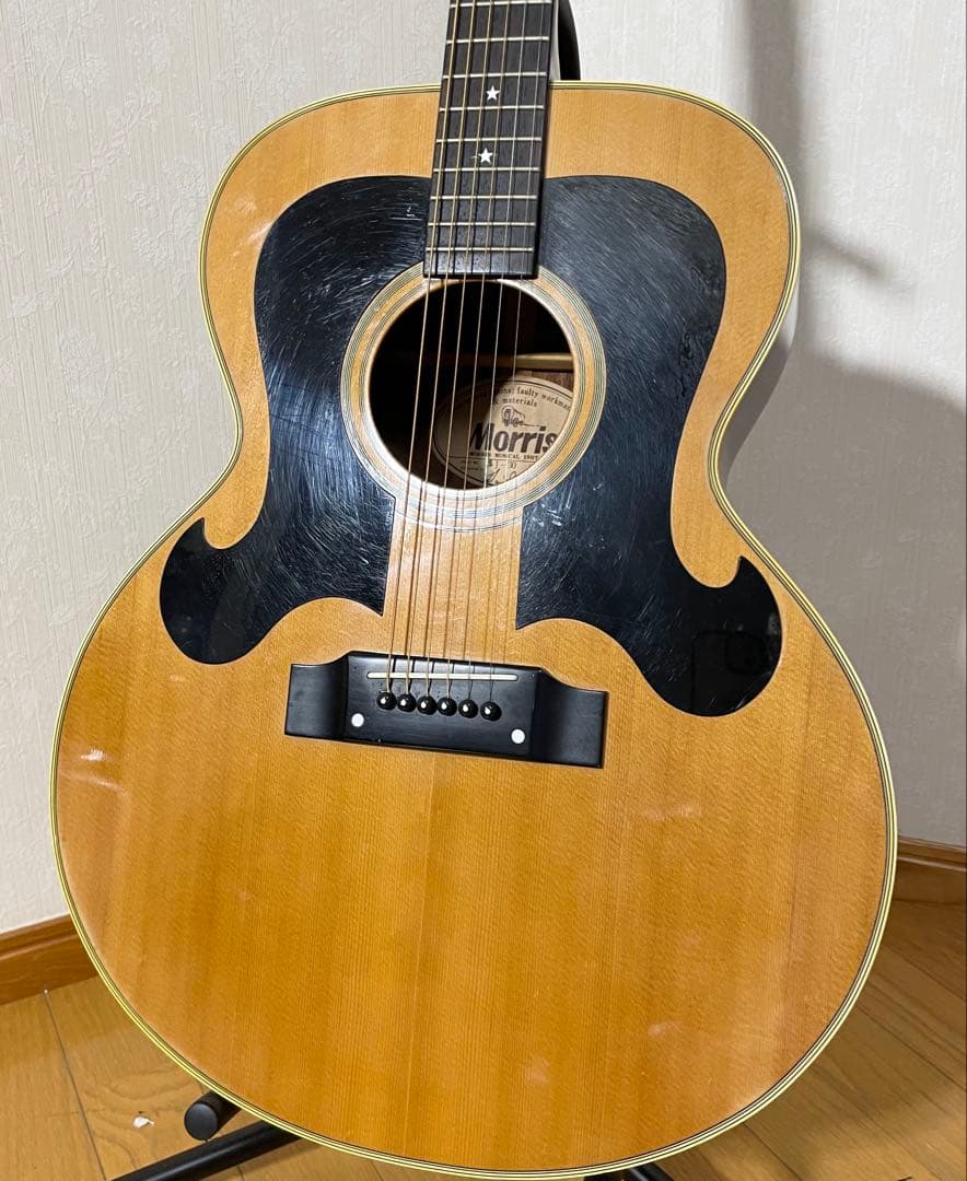 morris モーリス WJ-30 アコースティックギター 星インレイ