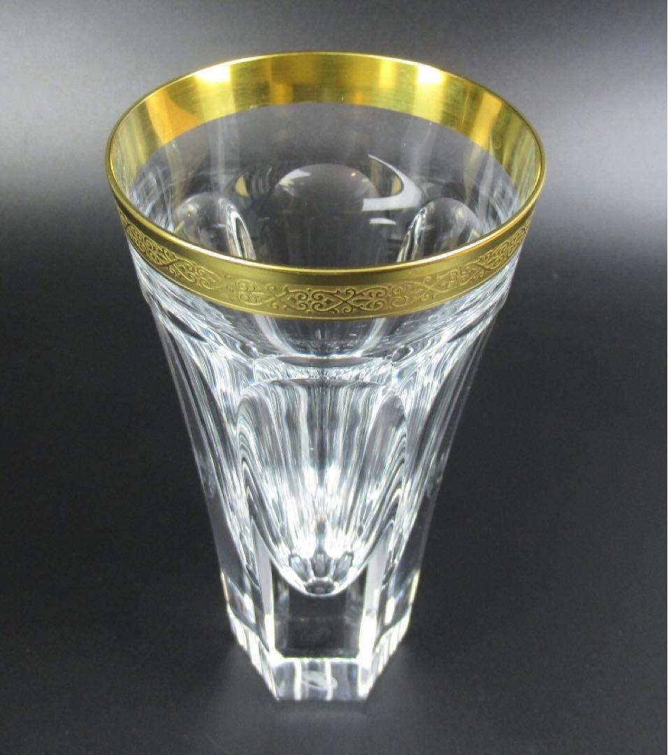 【希少】H:15.5cm 金彩 ロングタンブラー モーゼル