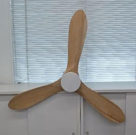 JAVALO ELF LED照明内蔵 天然木シーリングファン リモコン付