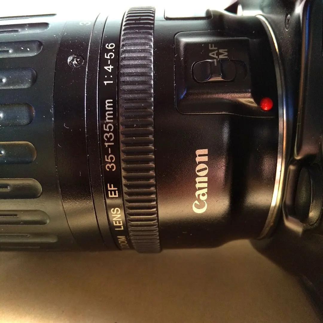 Canon EOS10 一眼レフ フィルムカメラ ケース、ストロボ、レンズフード