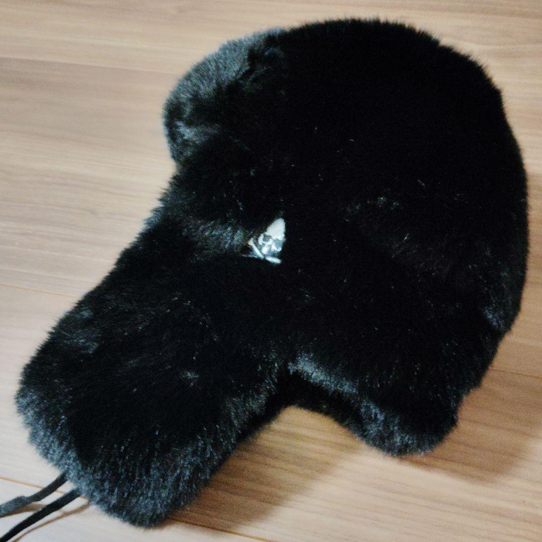 Mastermind kangolコラボ フライトキャップ 黒