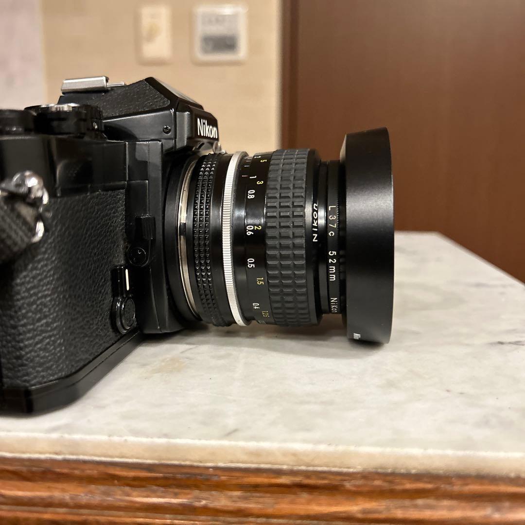 Nikon FE、28mm f2.8 レンズ