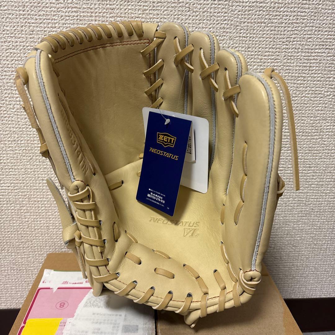 ZETT グローブ 投手用　ネオステイタス　キャメル