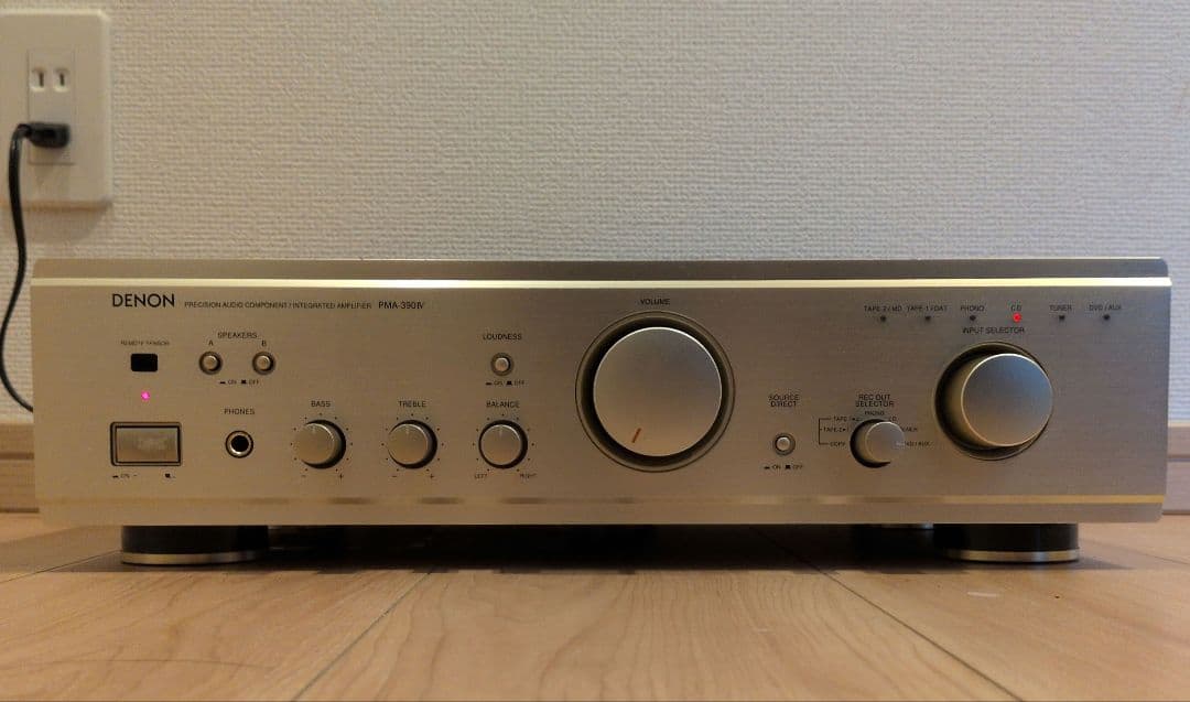 DENON PMA-390Ⅳ プリメインアンプ　シルバー説明書あり
