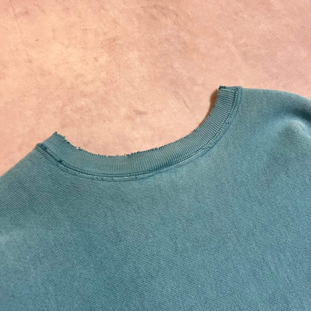 トップス Champion 90s reverse weave Tiffany Blue