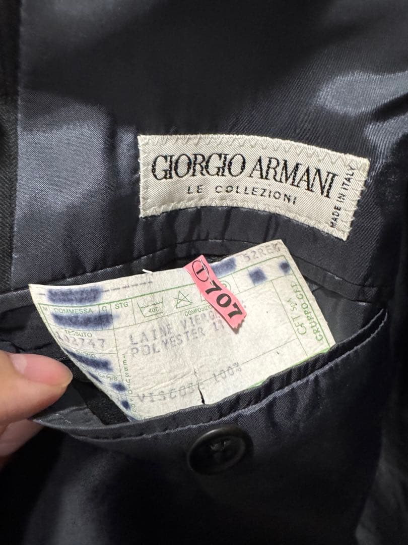 【VENICE0513 】ジョルジオアルマーニ《秋冬スーツ》クリーニング済