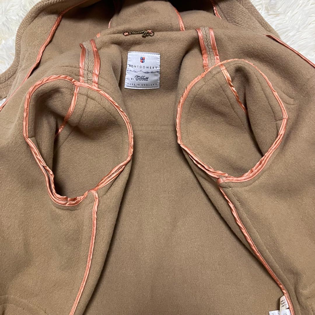 モンゴメリー ダッフルコート アウター ヘリンボーン キャメル 36