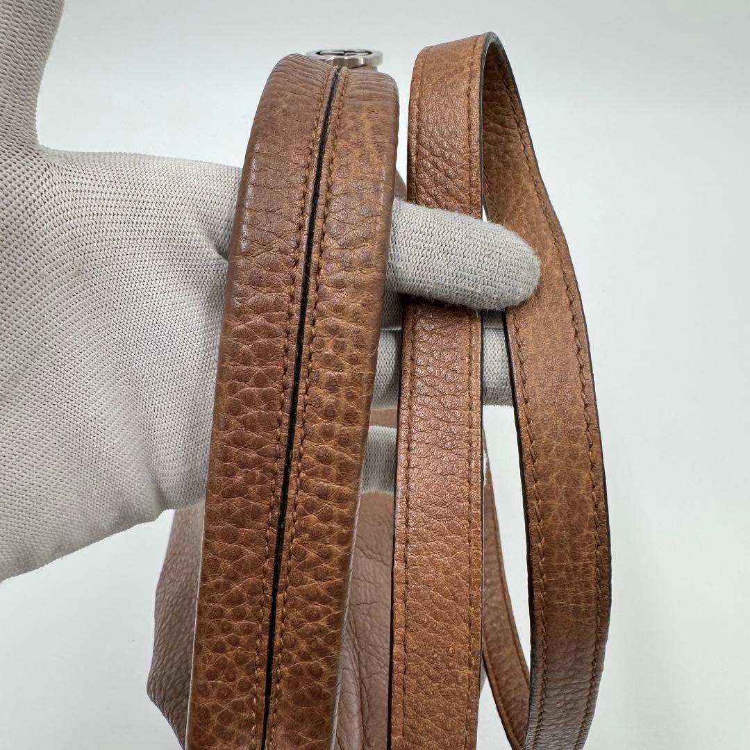 グッチ インターロッキング レザー 2way ハンドバッグ ショルダーバッグ