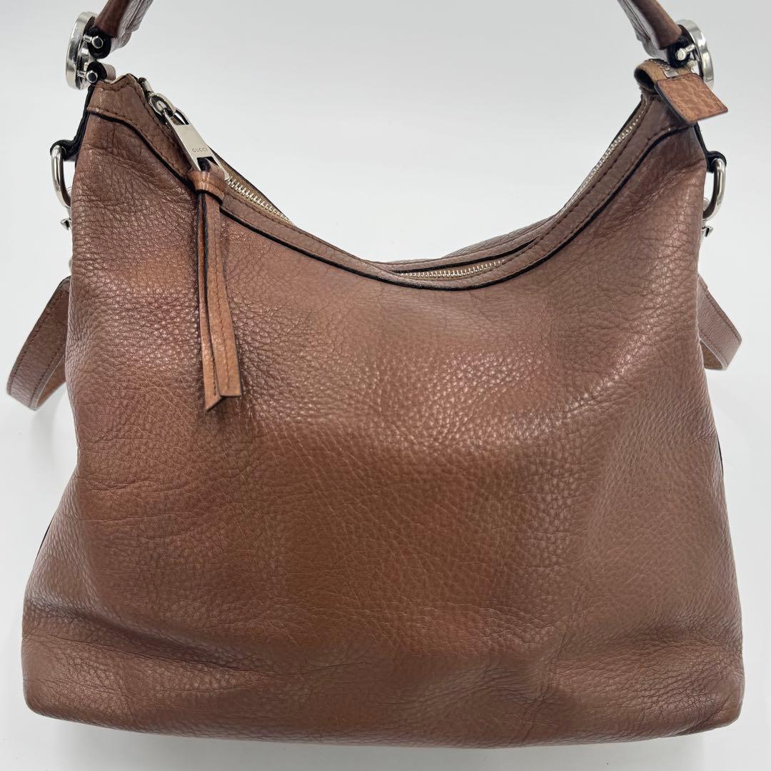 グッチ インターロッキング レザー 2way ハンドバッグ ショルダーバッグ