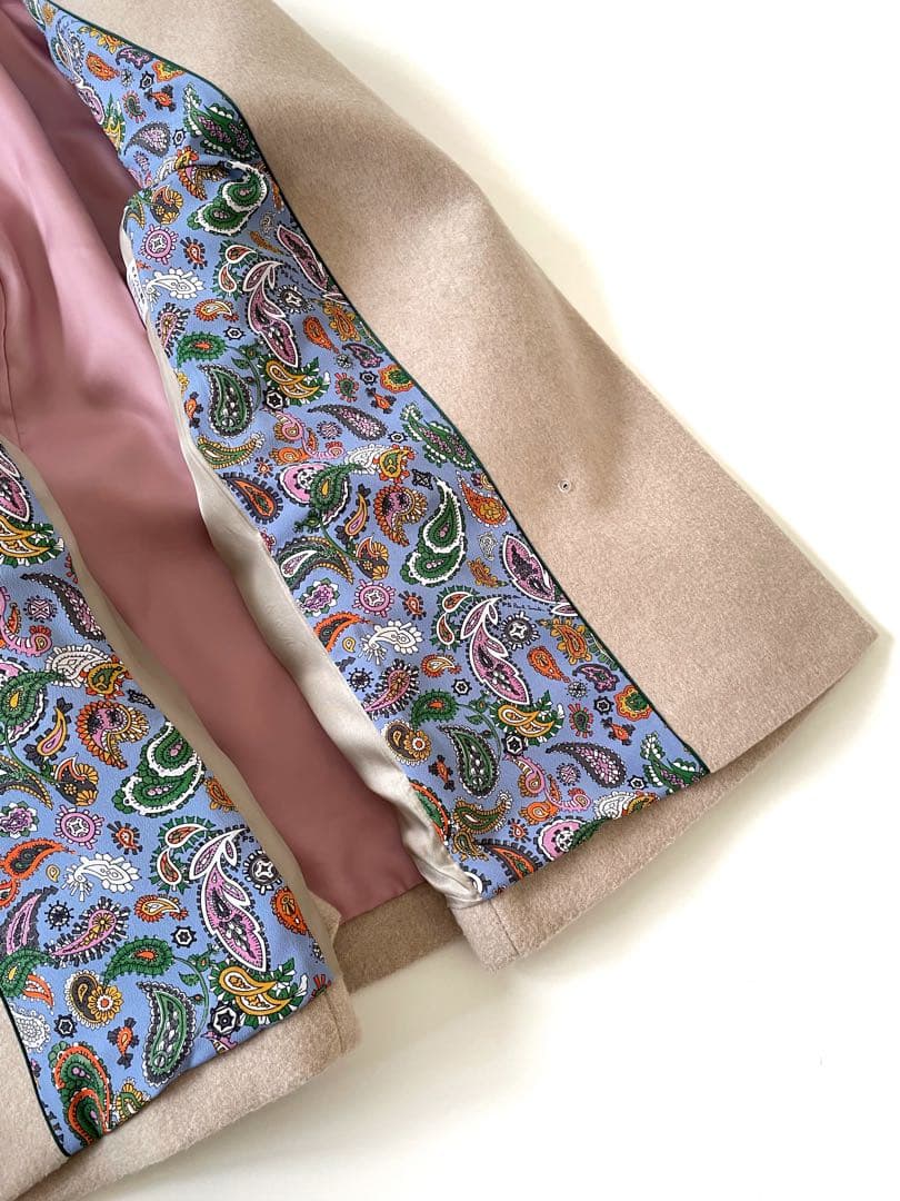 美品 ポールスミス 定価8万 Aライン ダブルコート