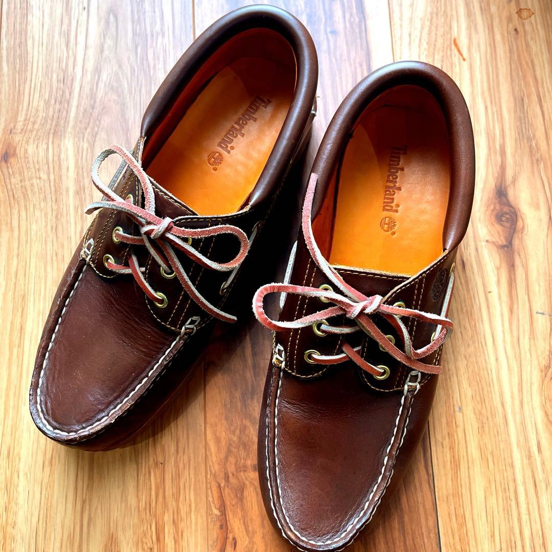 【極美品】TIMBERLAND 3EYE CLASSIC LUG モカシン