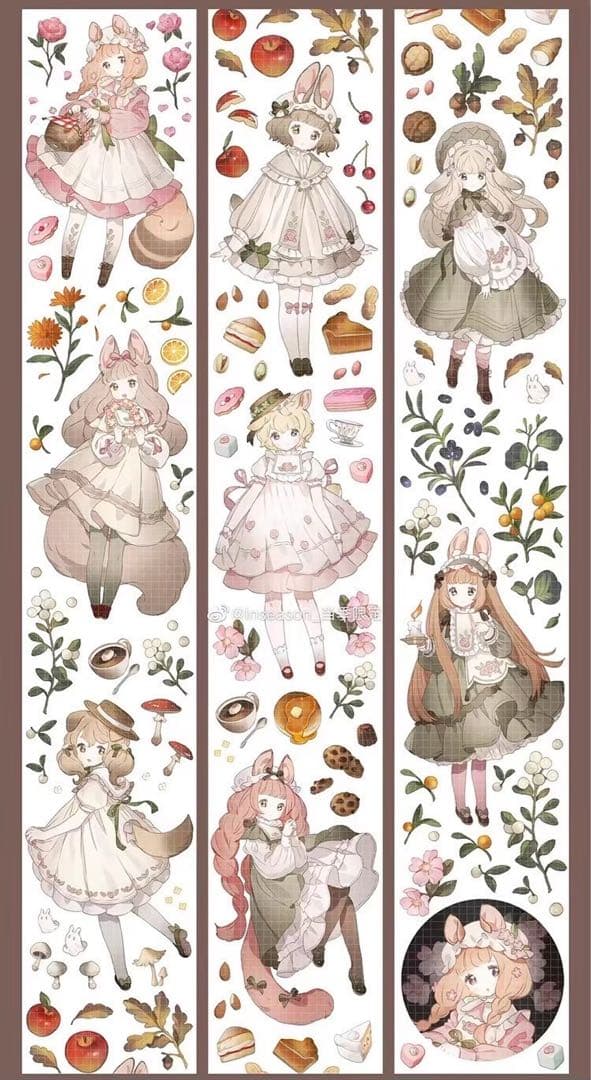 まぐろ　(人物・装飾マステ切り売り)