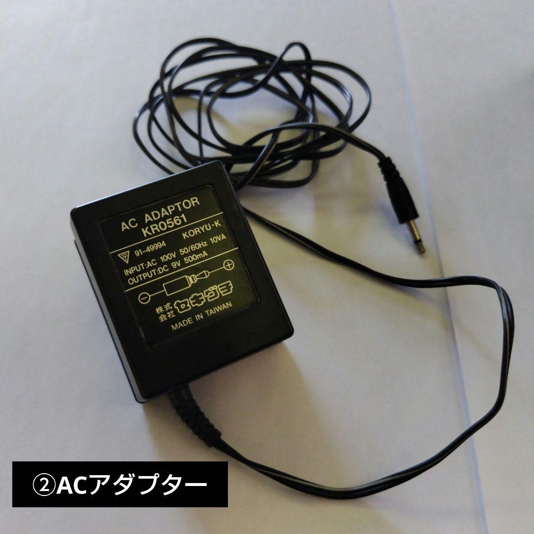 タイプライター型オルゴール ACアダプター付き