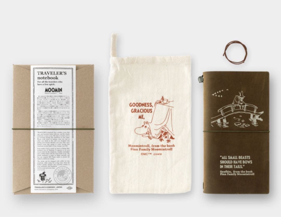 新品未使用品　トラベラーズノート 限定セット MOOMIN ムーミン一家