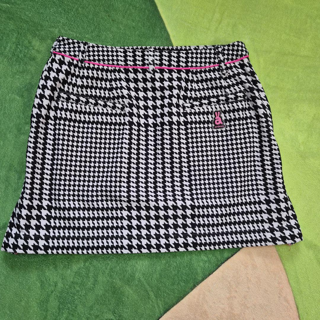 archivio ハウンドトゥース柄 ゴルフスカート