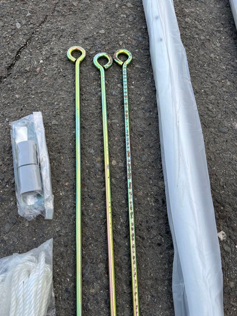 【訳あり未使用品】鯉のぼり用 ポール 8号 3~4m 子供の日 鯉のぼり