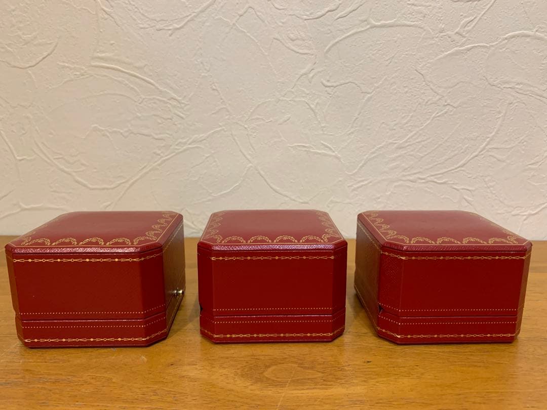 N0916-16★Cartier ジュエリーボックス 3個セット
