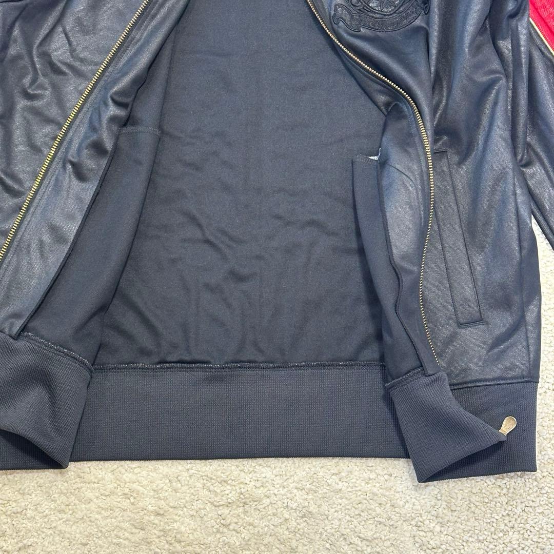 【魔裟斗モデル】Champion チャンピオン 刺繍 黒×赤 セットアップ L