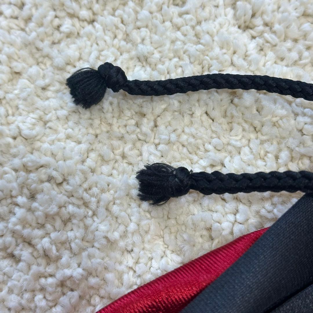 【魔裟斗モデル】Champion チャンピオン 刺繍 黒×赤 セットアップ L