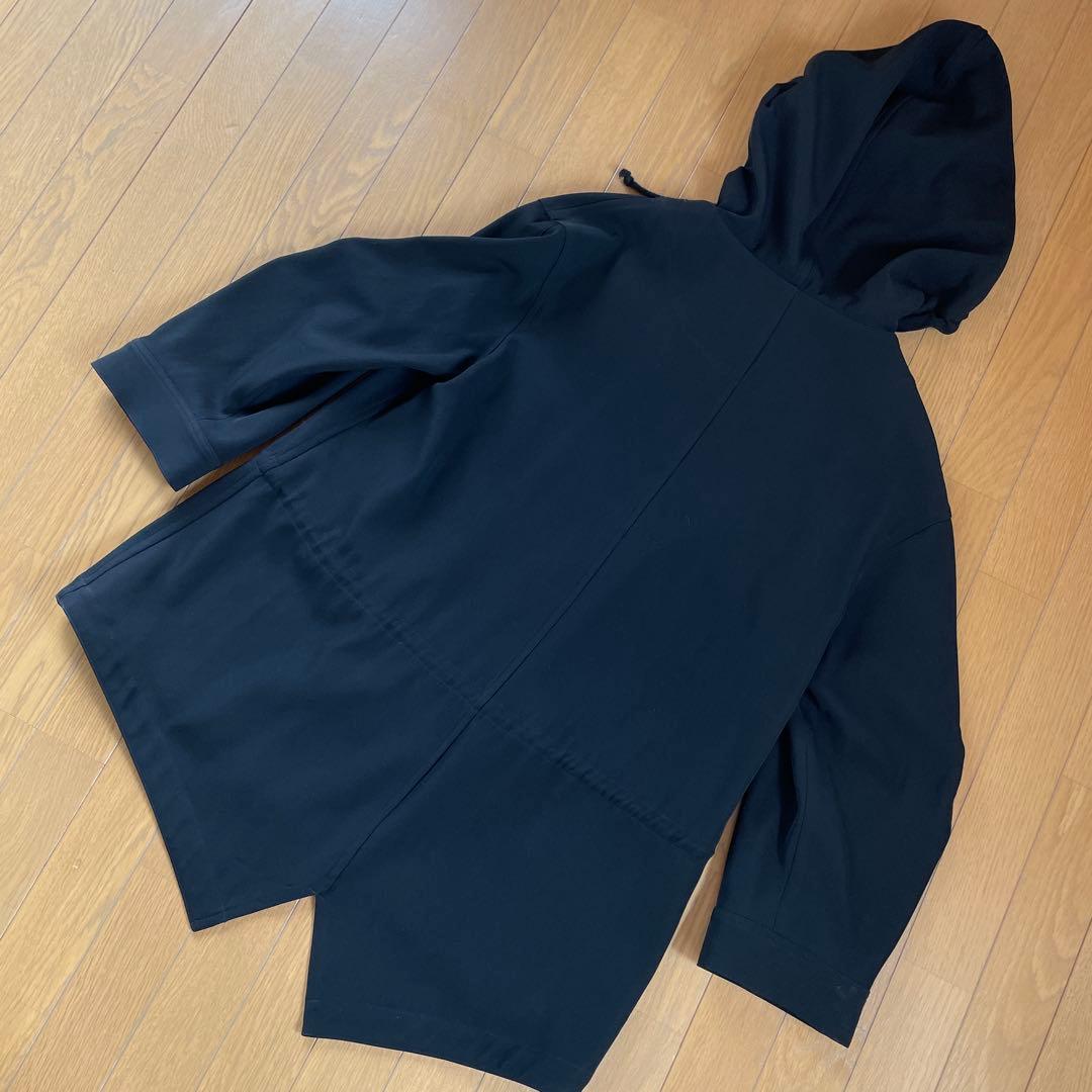 LIMI ヨウジヤマモト　ダブルジップコート　オーバーコート　フーディ