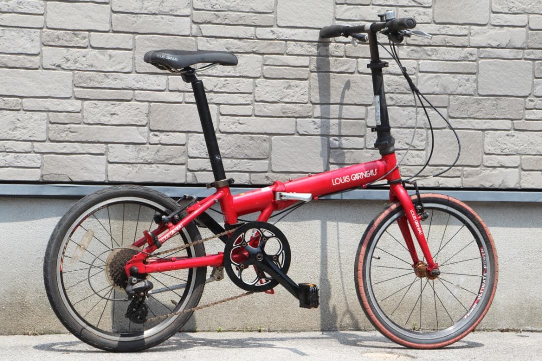 引き取り限定♪ルイガノ♪20インチタイヤ♪折り畳み式自転車♪発送は相談可能です♪