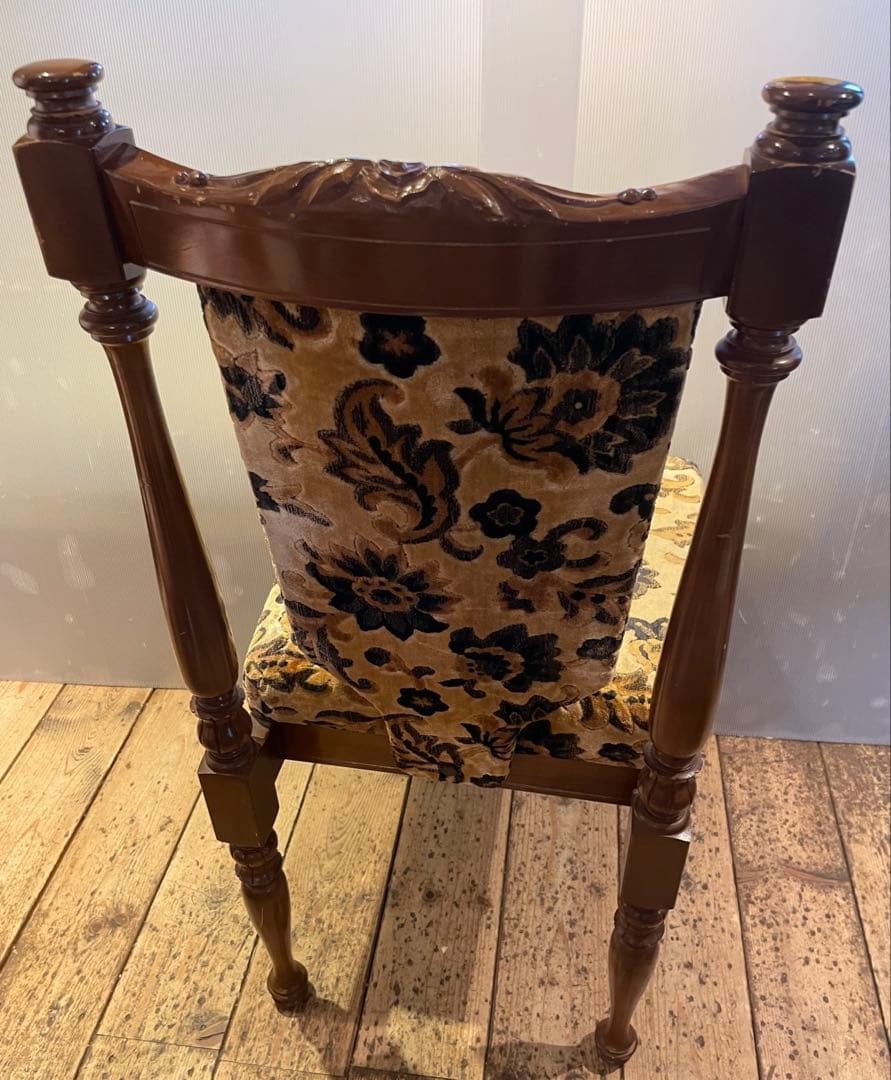 徳田家具 ロマネスク　デスクチェア　昭和レトロ　家具　イス　椅子　インテリア