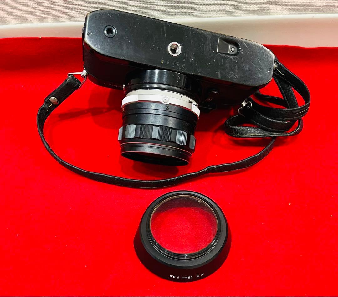 ミノルタ SR-1 W.ROKKOR-SG 1:3.5 F=28mm ジャンク