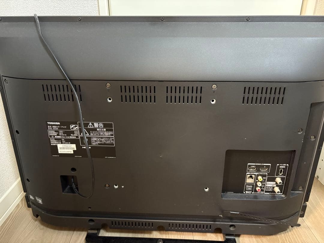 【美品】2017年TOSHIBA REGZA 32インチテレビ 32S20