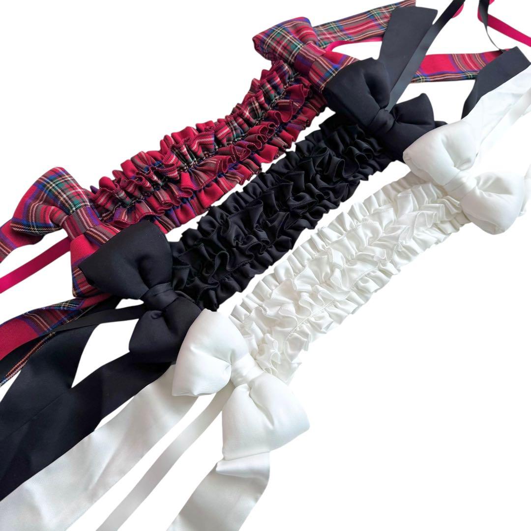 HEIHEI　パフンリボンヘッドドレス　レッド