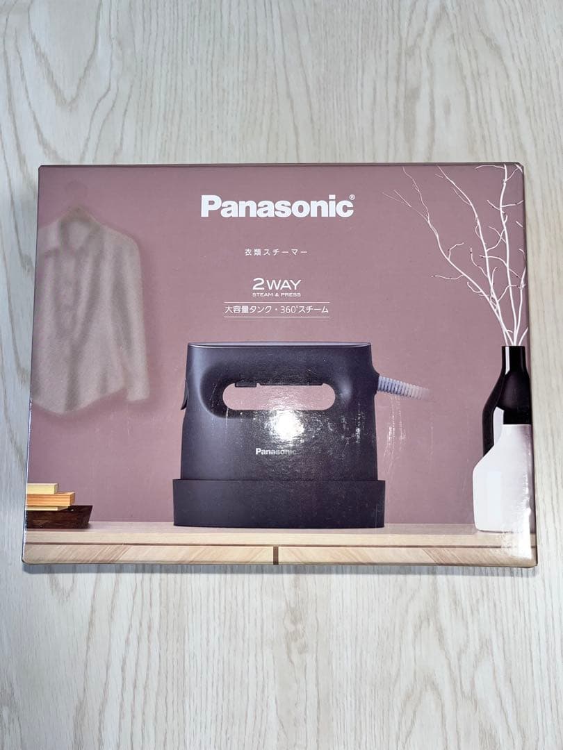 Panasonic NI-FS770 衣類スチーマー ダークグレー