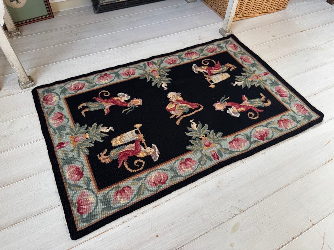 ラグ・カーペット vintage rug, 219 Aubusson