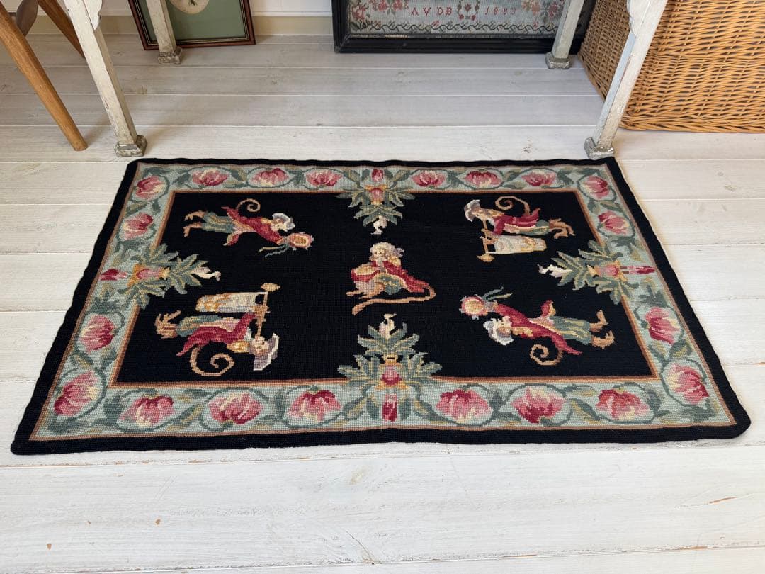 ラグ・カーペット vintage rug, 219 Aubusson